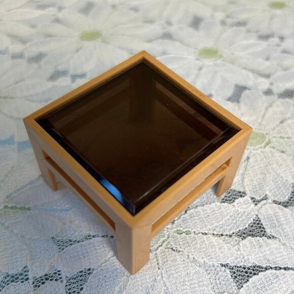 Vtg Tomy Smaller Homes Doll House Living Room Cabinet Coffee Tables - Picture 5 of 10